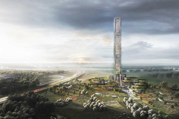 Bestseller Tower designed by architect Dorte Mandrup (Credit: Dorte Mandrup)