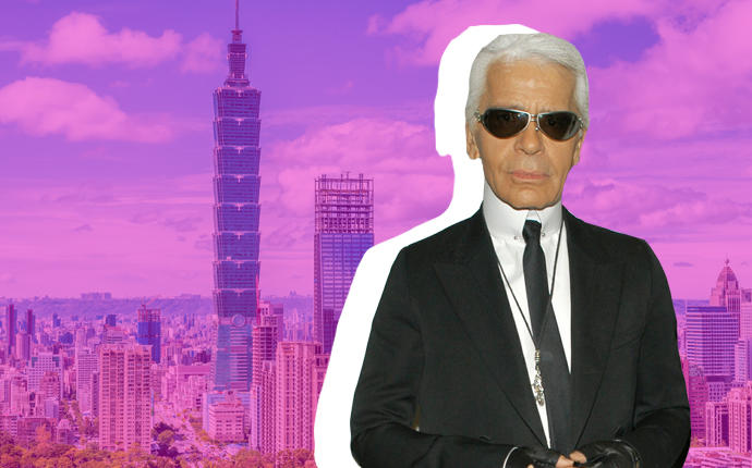 Karl Lagerfeld and Taiwan (Credit: Getty, iStock)
