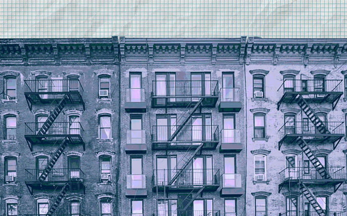 New York City apartment buildings (Credit: iStock)