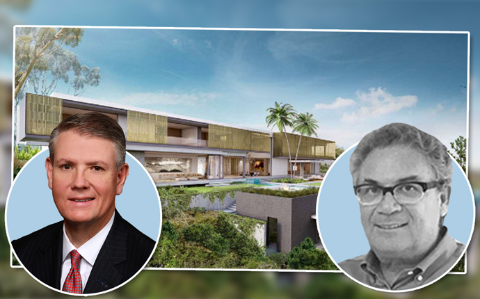 Comerica CEO Curtis Farmer, Robert Shapiro, and a spec home Woodbridge supposedly planned at an investment property in LA