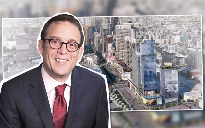 Lightstone Group CEO David Lichtenstein and a Rendering of Fig + Pico