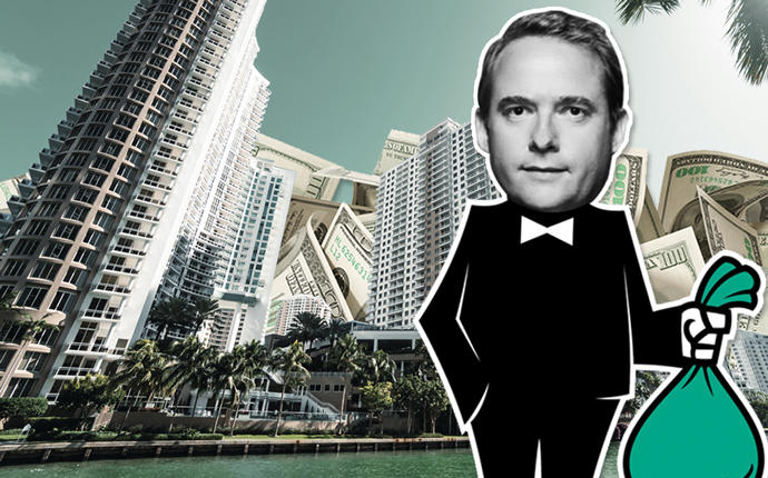 Liam Bailey and a portion of the Miami skyline (Credit: iStock)