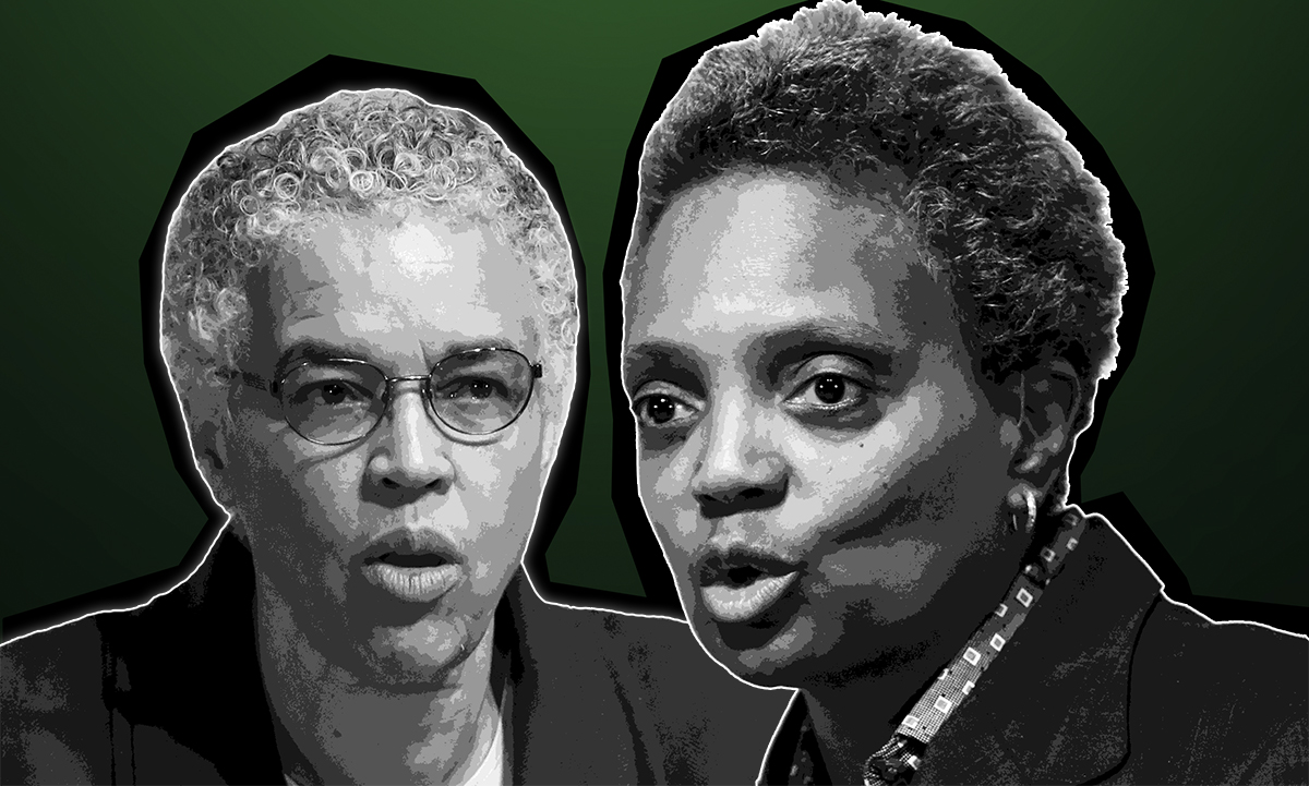 Toni Preckwinkle and Lori Lightfoot (Credit: Getty Images)