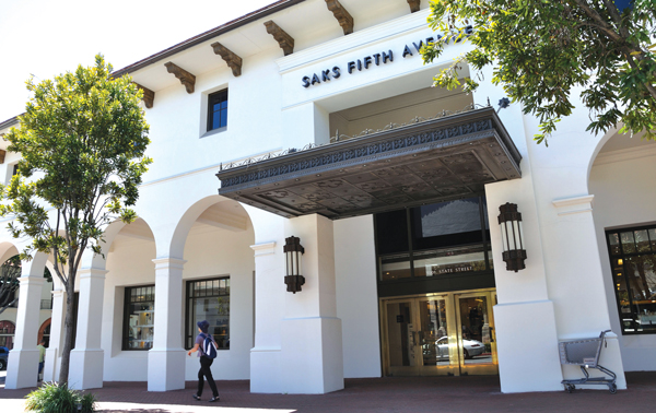Former Saks store in Santa Barbara