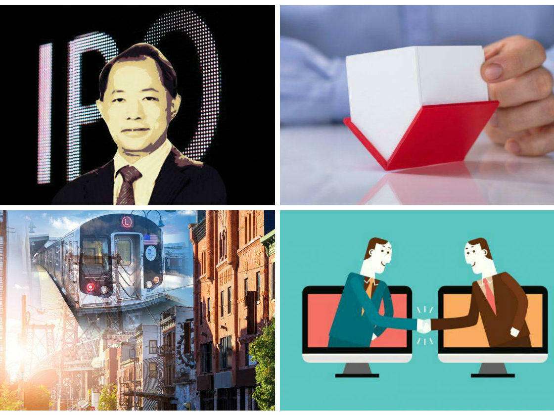 Clockwise from top left: China Vanke in “early stage” talks to take its property management business public, report finds that U.S. house flips have hit near pre-financial crisis levels, ‘Opendoor Agent Partner Program’ marks a pivot back to humans and Brooklyn's Williamsburg neighborhood bounces back following the reversal of this month's scuttled L train shutdown.