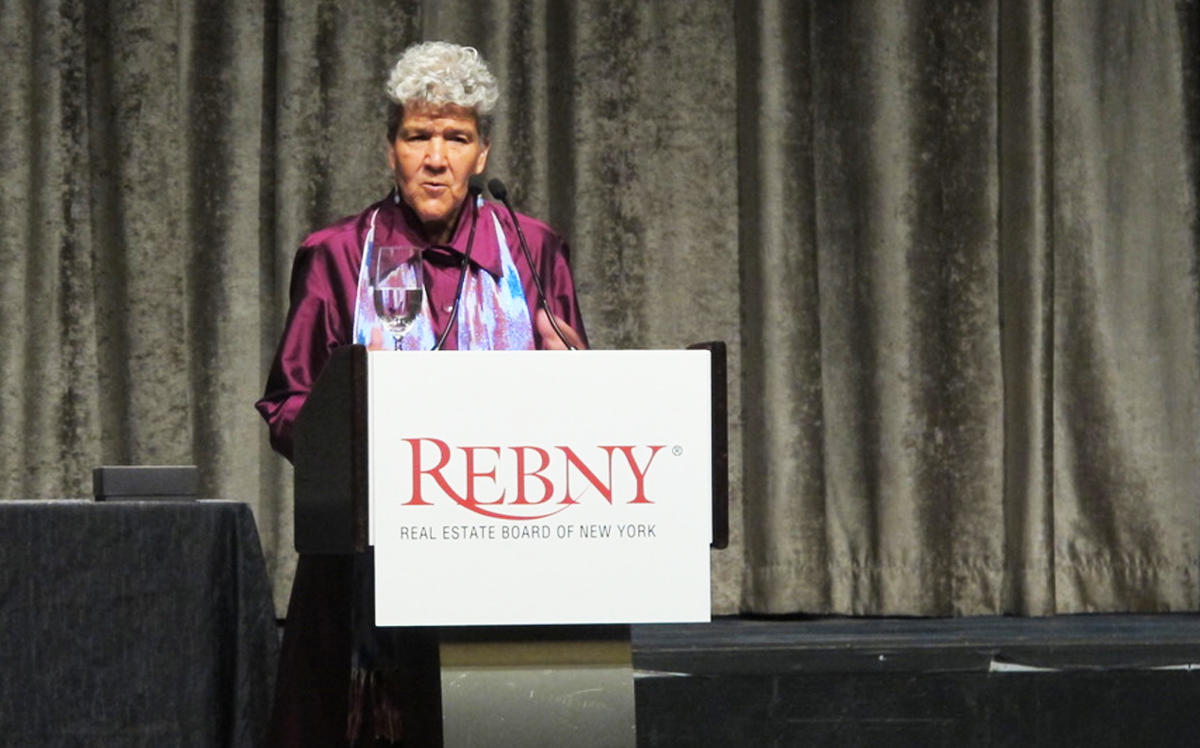 Marisa Lago at REBNY’s annual commercial management leadership breakfast