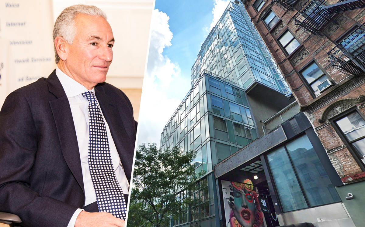 Charles Kushner and 107 Rivington (Credit: Getty Images and Google Maps)