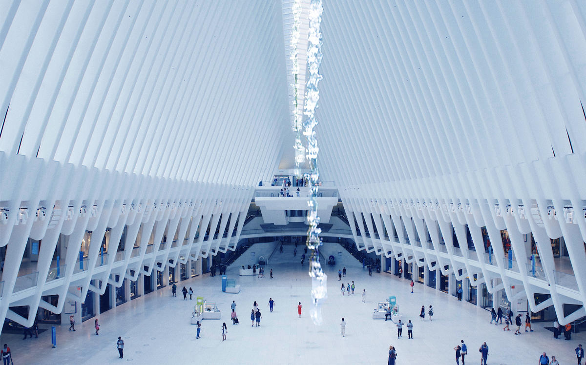 The World Trade Center Transportation Hub (Credit: Unsplash)