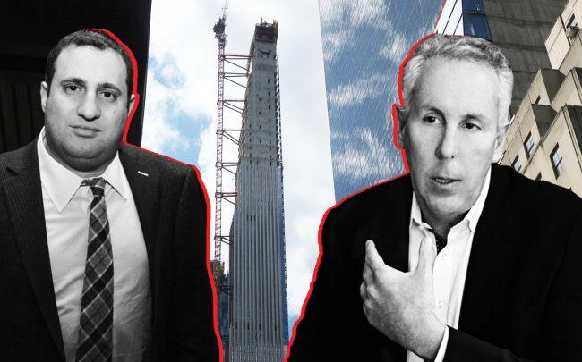 From left: JDS Development Michael Stern, 111 West 57th Street, and Property Markets Group founder Kevin Maloney (Credit: Getty Images)