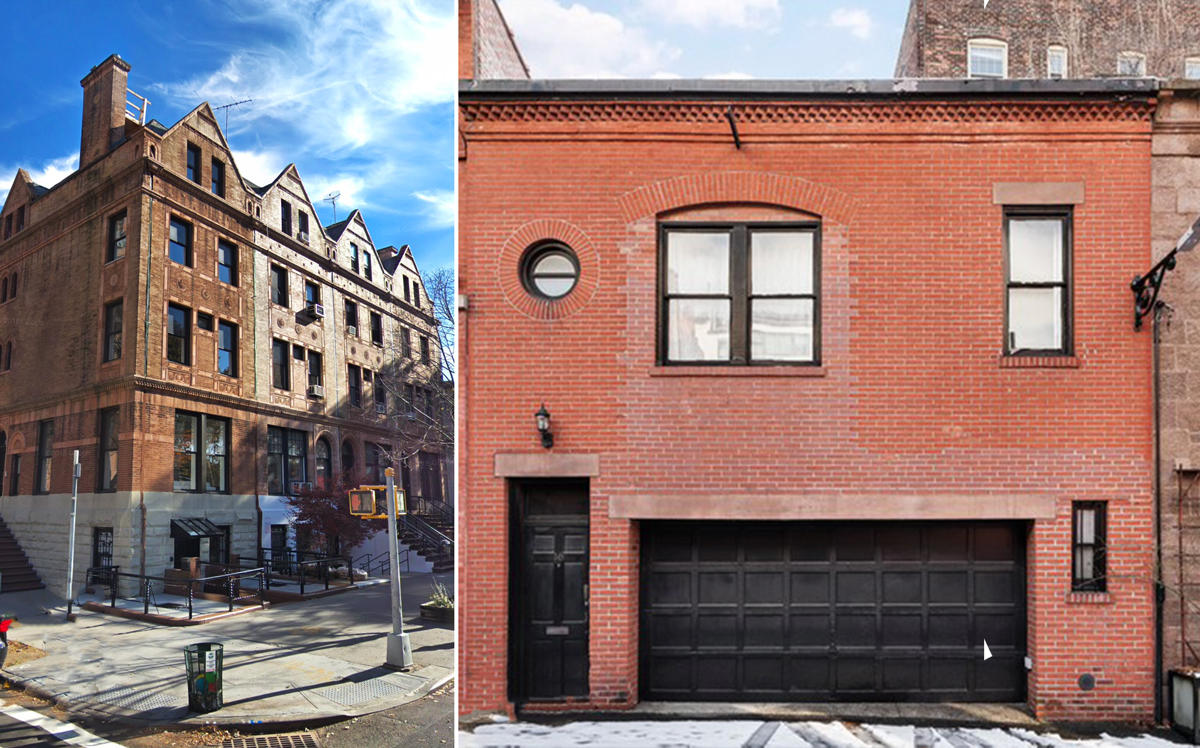 215 Clinton Avenue and 16 Grace Court Alley in Brooklyn (Credit: Google Maps)