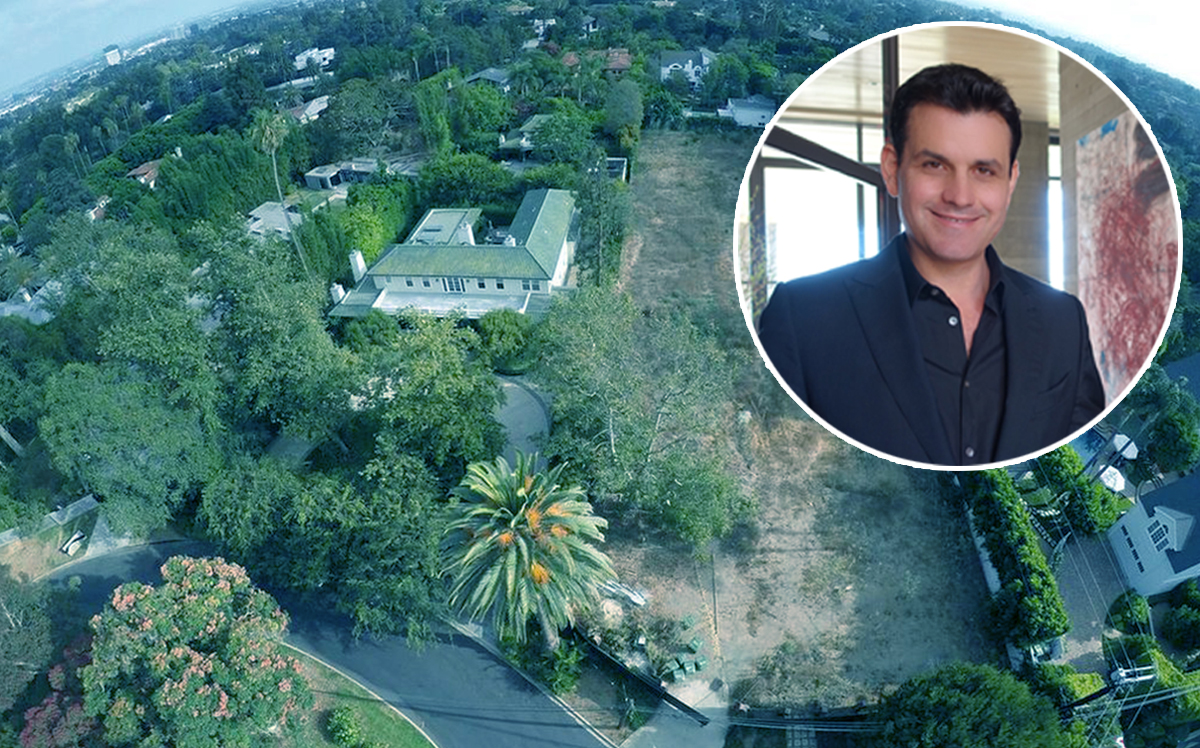 Kurt Rappaport and an aerial of the property on Highwood Street
