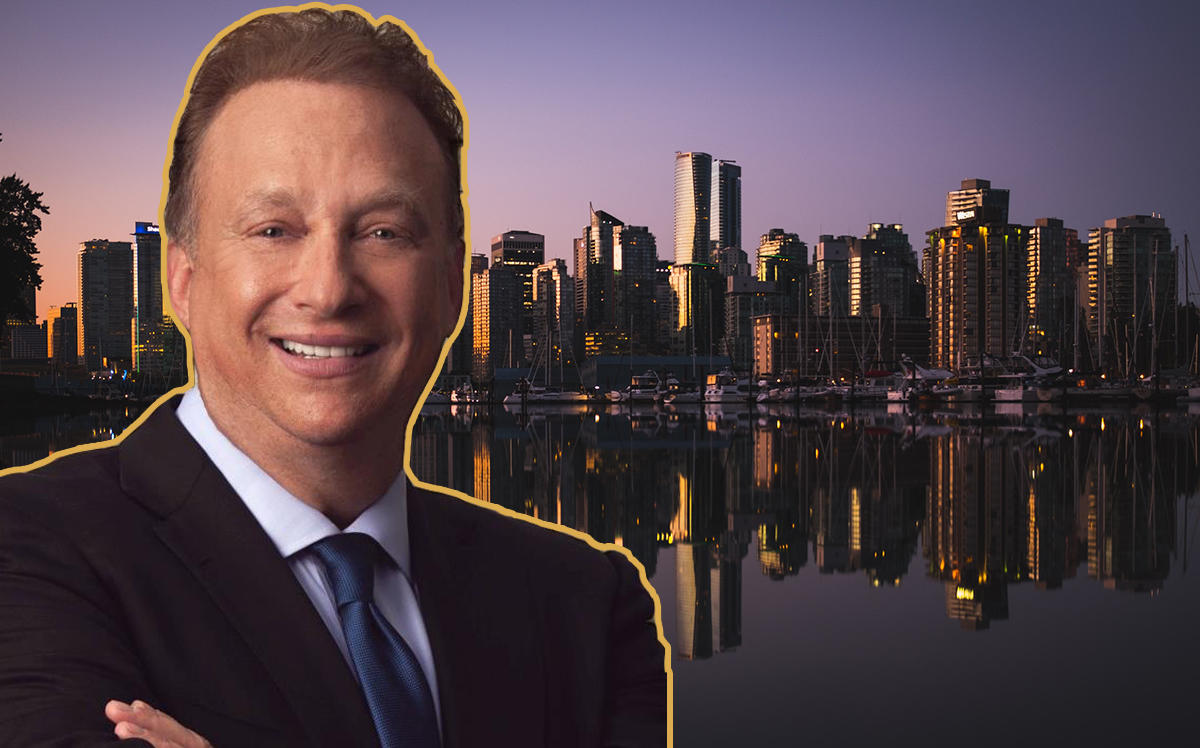 Peerage's Miles Nadal and the Vancouver Skyline