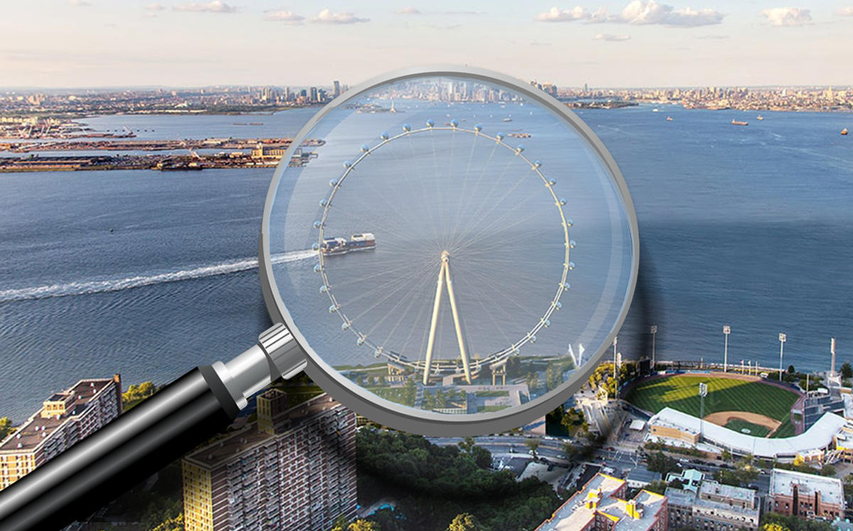 A rendering of the New York Wheel (Credit: S9 Architecture | Perkins Eastman)