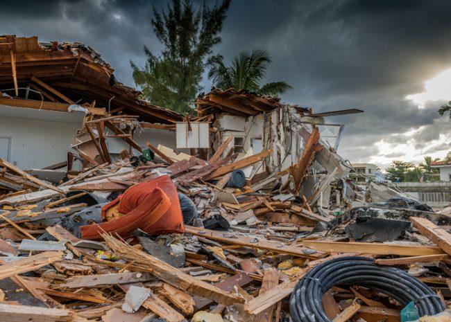 Hurricane damage in Florida (Credit: iStock)
