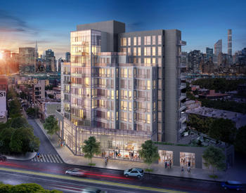 Renderings of The Prime at 22-43 Jackson Avenue in Long Island City