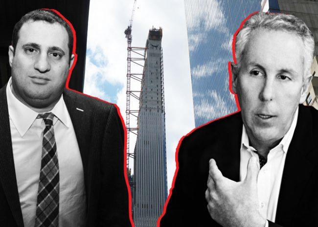 From left: JDS Development Michael Stern, 111 West 57th Street, and Property Markets Group founder Kevin Maloney (Credit: Getty Images)