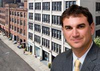 Artemis Principal Michael Bernstein and a rendering of 511-541 West 25th Street