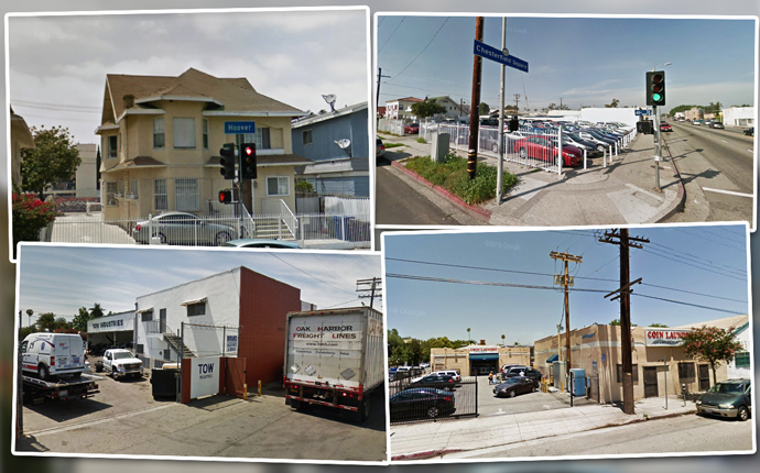 Four of the top five top biggest residential projects (Credit: Google Maps)