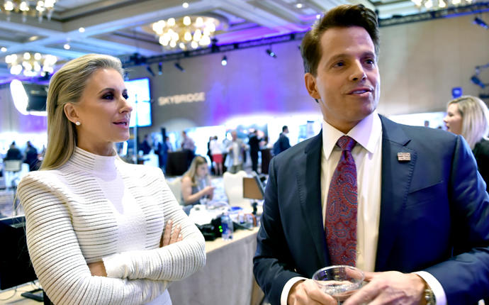 Deidre Bell and husband Anthony Scaramucci (Credit: Getty)