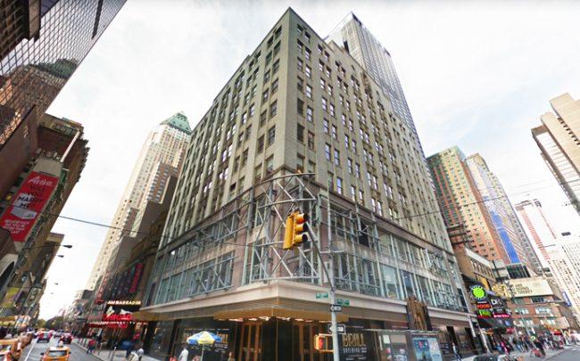 The Brill Building at 1619 Broadway (Credit: Google Maps)