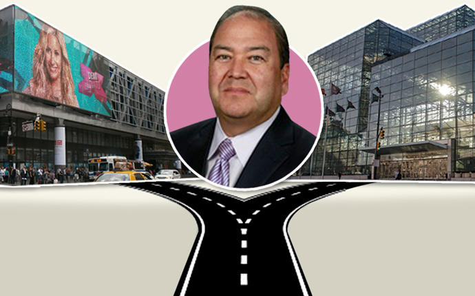 Kevin O'Toole of the Port Authority with Port Authority Bus Terminal and the Javits Center (Credit: Wikipedia)