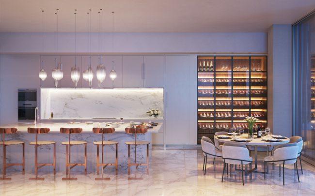 Penthouse Living Room Wine Cooler (Credit: DBOX)