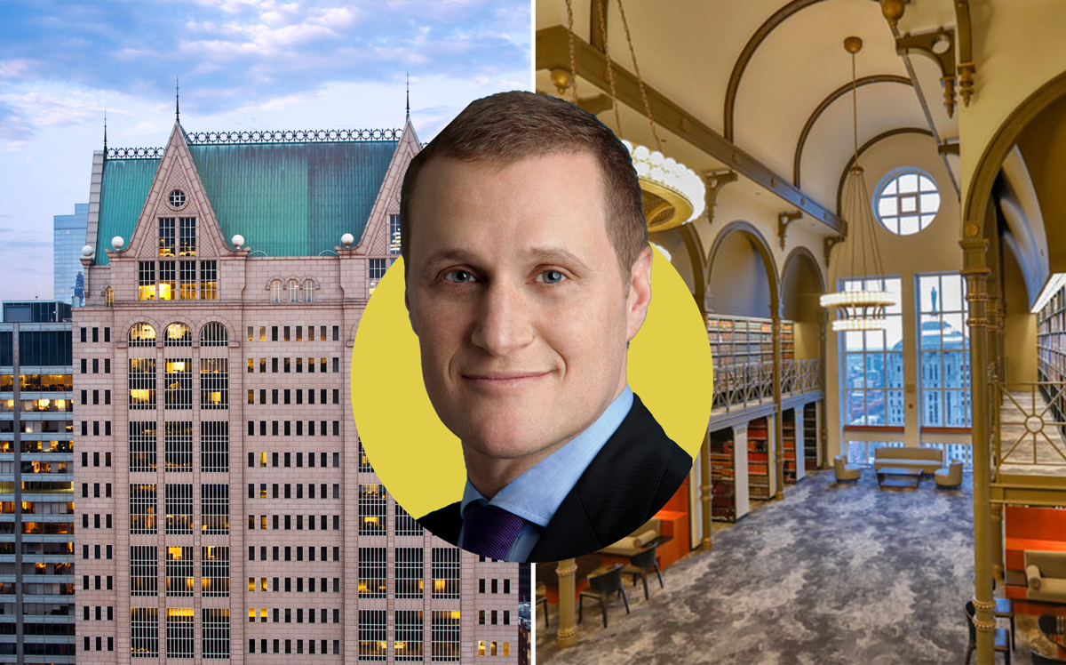 190 South LaSalle Street and Tishman Speyer's Rob Speyer (Credit: Tishman Speyer)