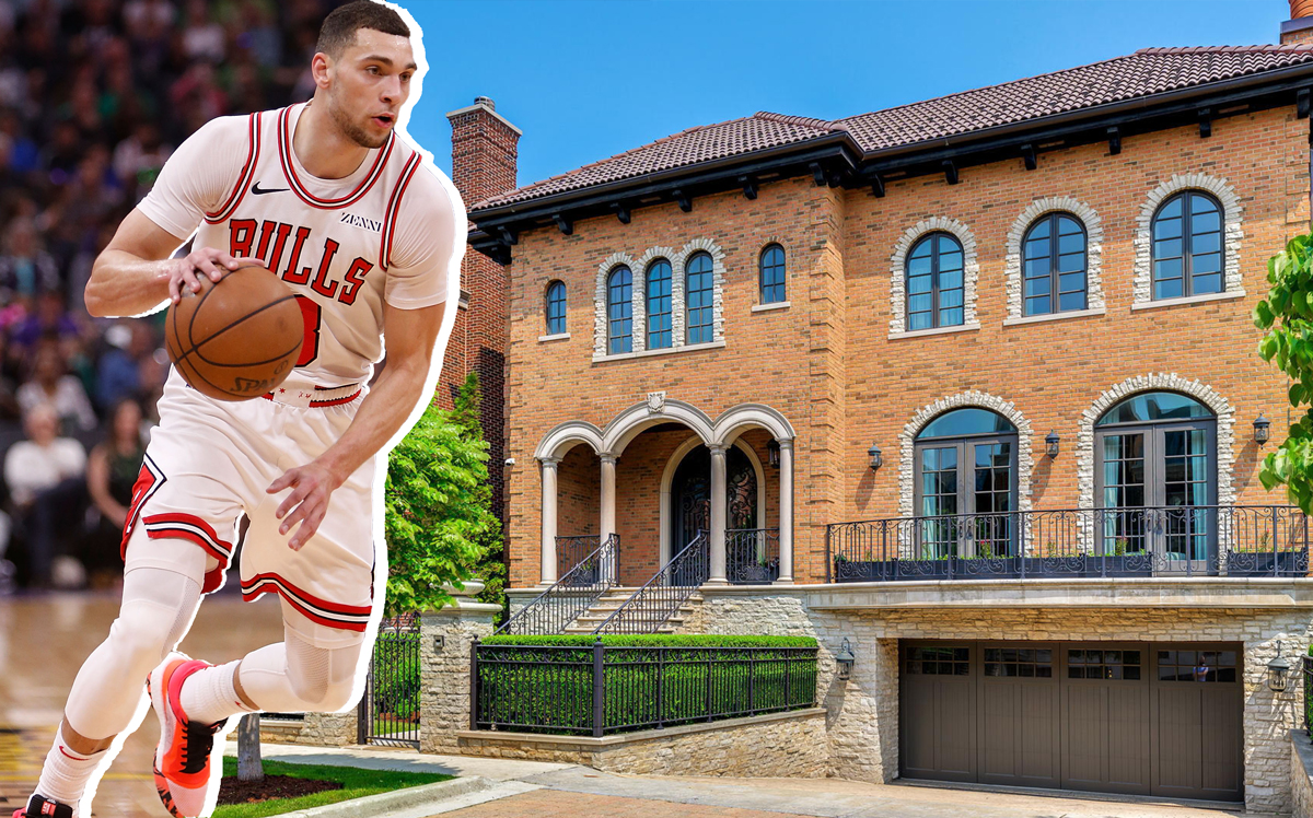 Zach LaVine and 1746 West Surf Street (Credit: Getty Images)
