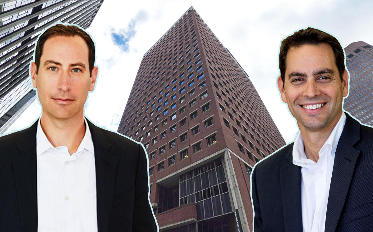 From left: GFP CEO Brian Steinwurtzel, 7 Hanover Square, and Northwind's Ran Eliasaf (Credit: Google Maps)