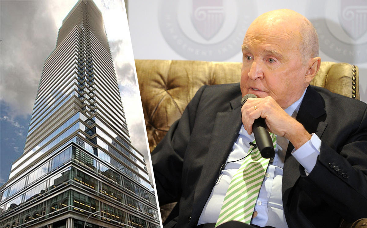 One Beacon Court and Jack Welch (Credit: Getty Images)