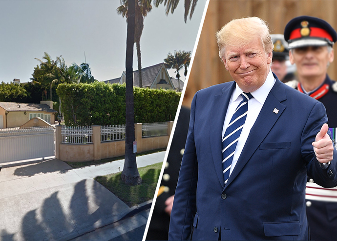 Live In & Next To Donald Trump's Beverly Hills Homes!