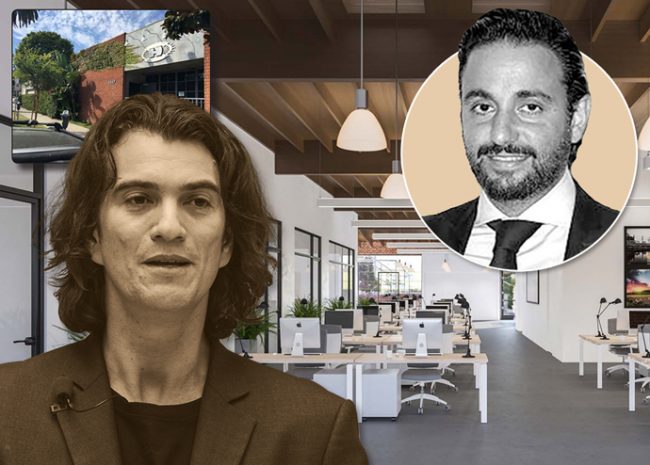 WeWork CEO Adam Neumann and the building