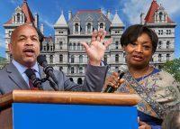 Assembly Speaker Carl Heastie and Senator Andrea Stewart-Cousins