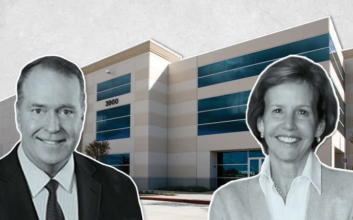 Clarion Partners CEO David Gilbert and Kenco Logistics Services Chairwoman Jane Kennedy Greene