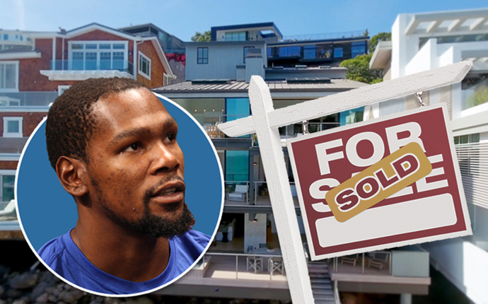 Kevin Durant and the home in Malibu (Credit: 31504 Victoria Point Road)