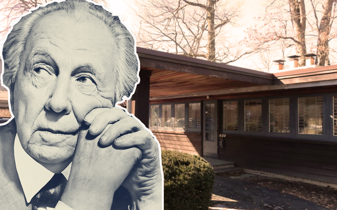 Frank Lloyd Wright and Sherman Booth Cottage