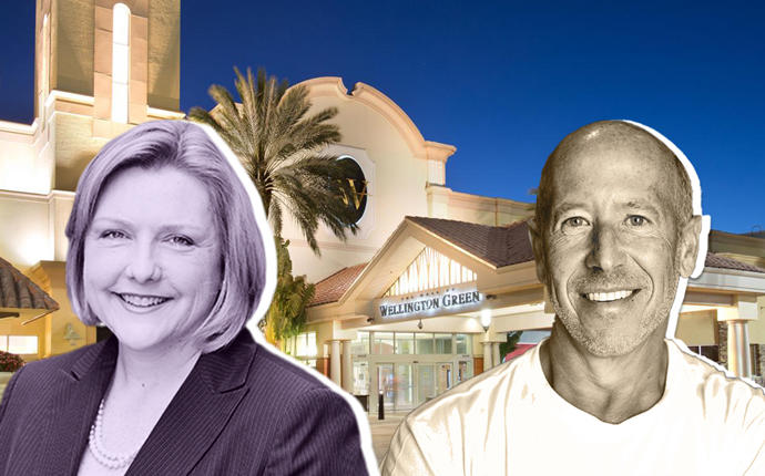 Palm Beach County property appraiser Dorothy Jacks, Barry Sternlicht and the Mall at Wellington Green