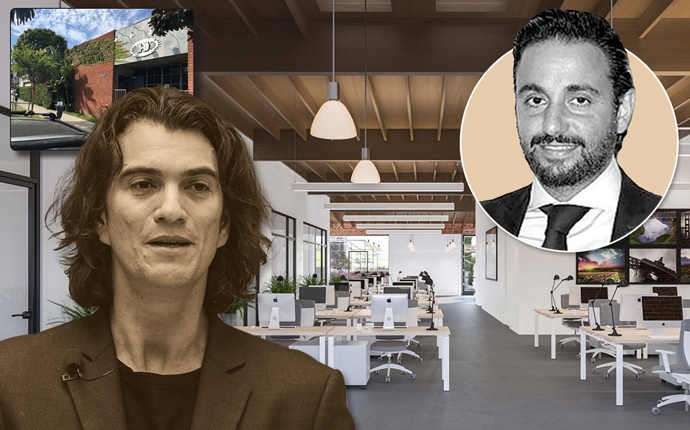 WeWork CEO Adam Neumann and the building