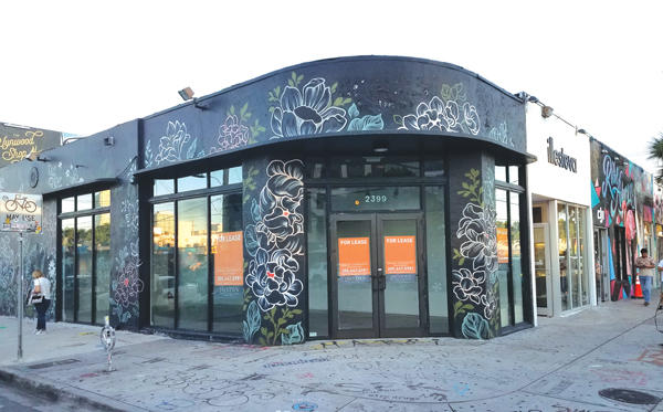 The owner of this prime corner in Wynwood is asking for $150 to $170 a square foot after Shinola moved out.