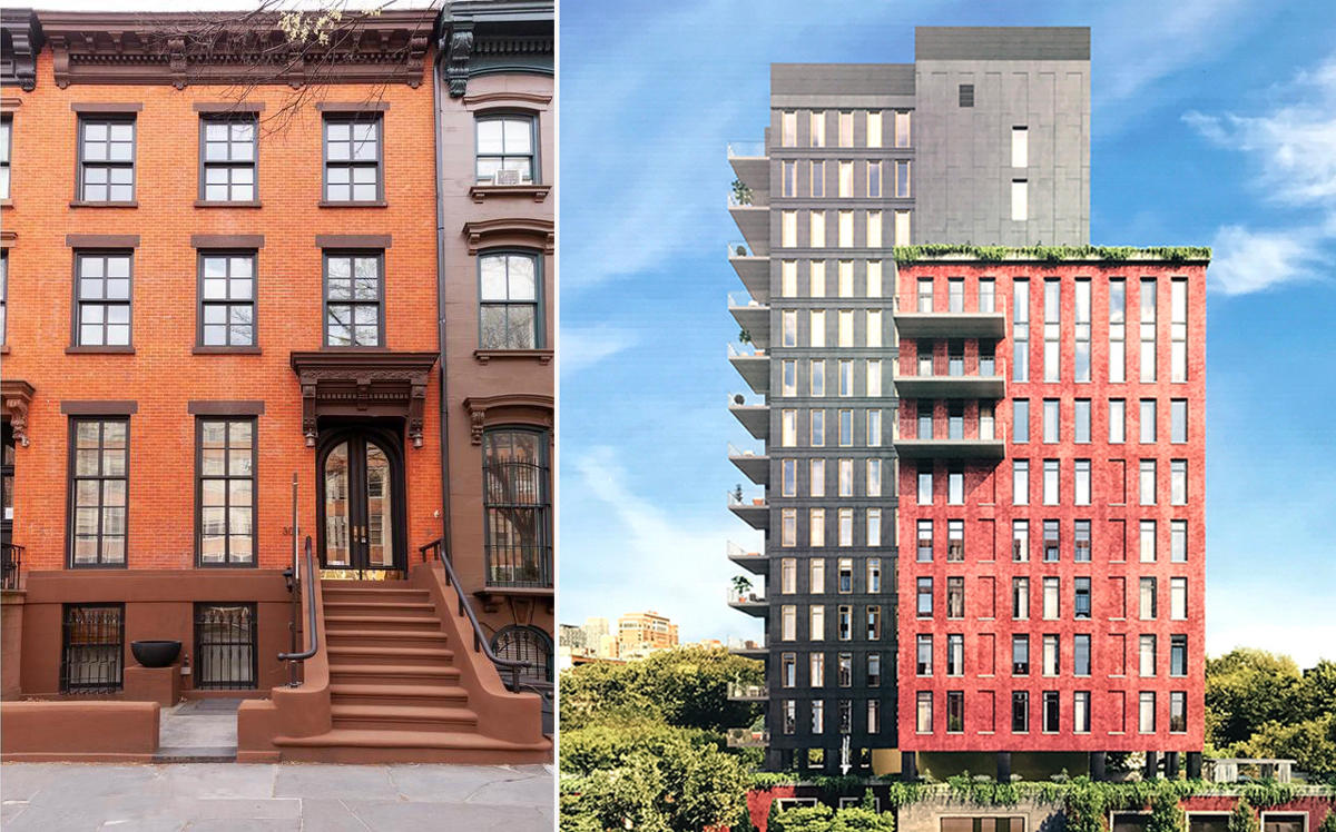 308 Carlton Avenue in Fort Greene and 347 Henry Street in Cobble Hill (Credit: Corcoran and CityRealty)