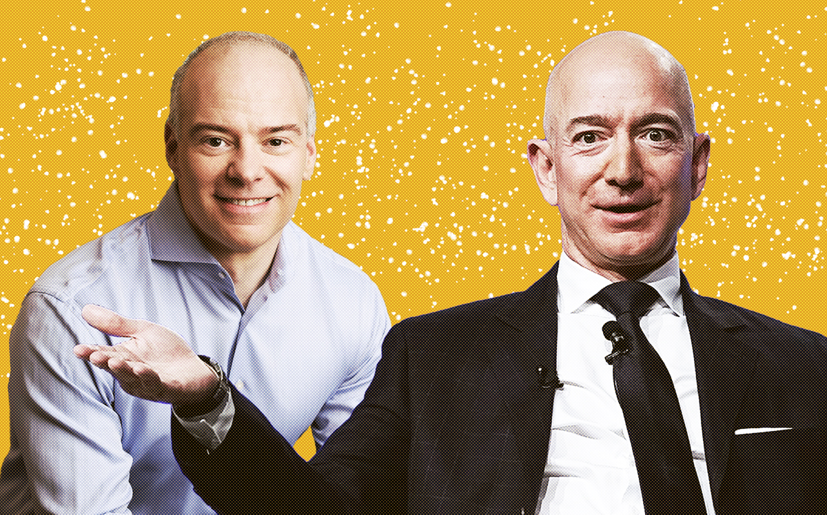 Realogy CEO and president Ryan Schneider and Amazon CEO and president Jeff Bezos (Credit: Getty Images)