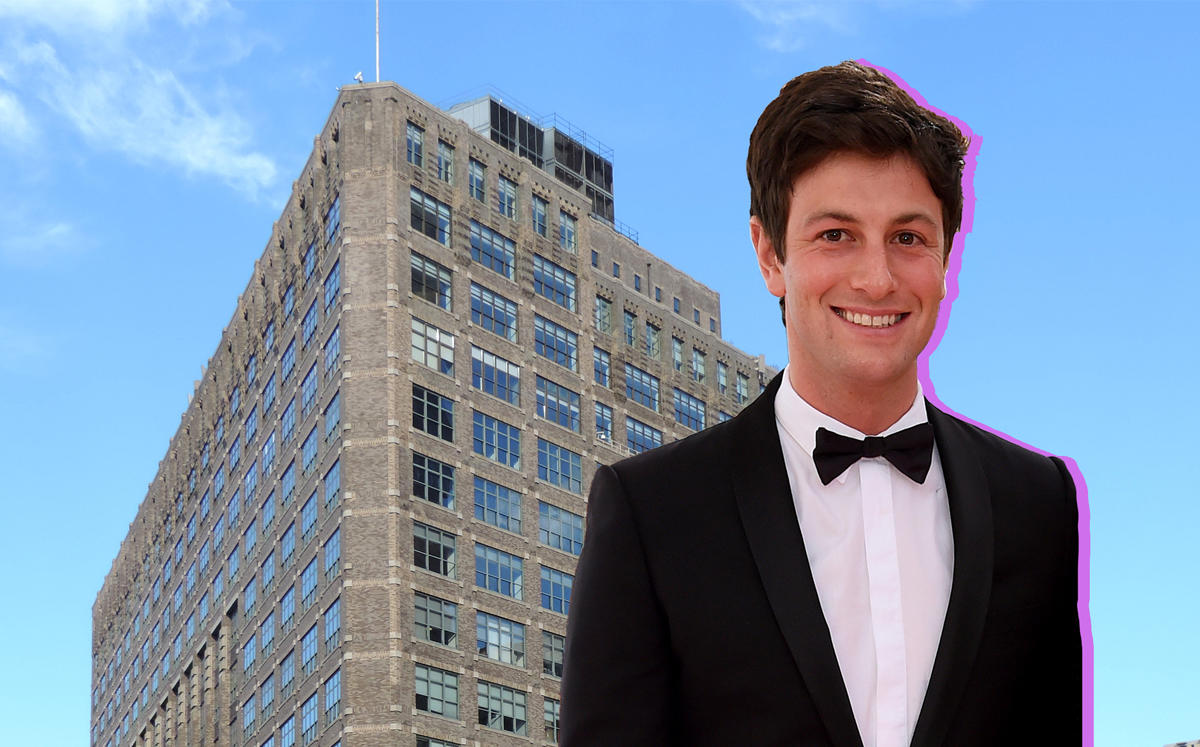 Josh Kushner and One Hudson Square (Credit: Getty Images and Wikipedia)