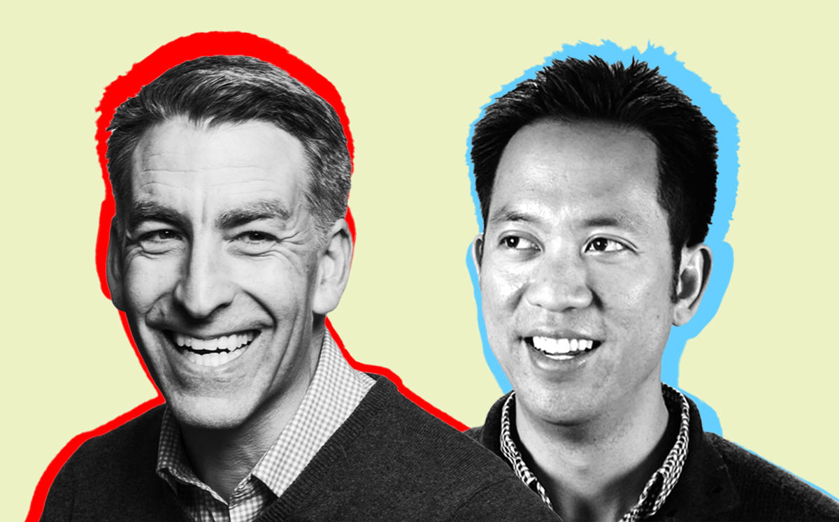 Redfin CEO Glenn Kelman and Opendoor CEO Eric Wu (Credit: Redfin and Resolute Ventures)