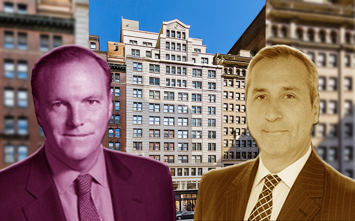 From left:The Vanbarton Group's Richard Coles, Gary Tischler and 45 West 45th Street