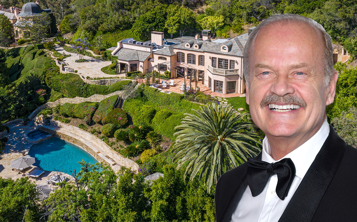 Kelsey Grammer and his former Malibu home (Credit: Getty Images and The Agency)