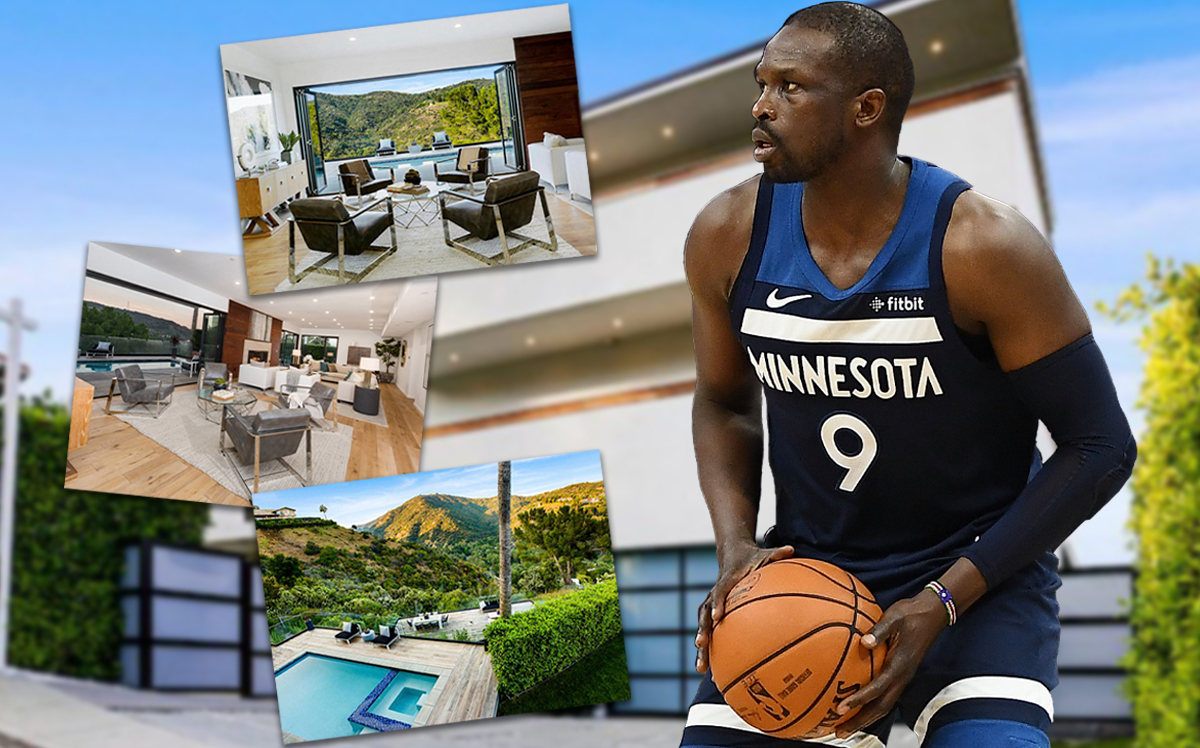 Luol Deng and his Brentwood home (Credit: Getty Images, Realtor)