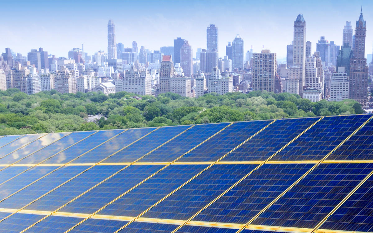 More and more homes across New York City are turning to solar power (Credit: iStock)