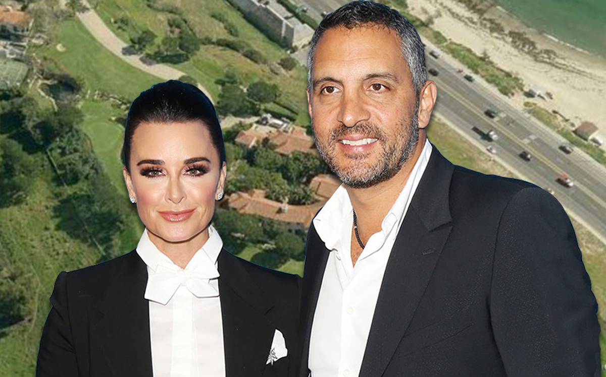 Kyle Richards, Mauricio Umansky and the Sweetwater Mesa property (Credit: Getty Images)