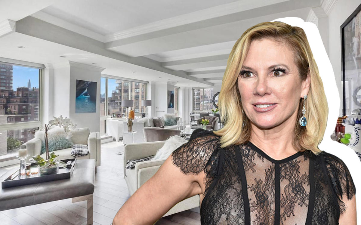Ramona Singer and her home at 201 East 80th Street (Credit: Getty Images, Douglas Elliman)