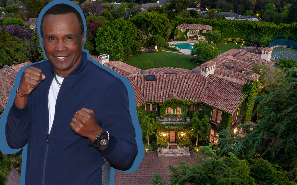 Sugar Ray Leonard and the Pacific Palisades home (Credit: Getty Images)